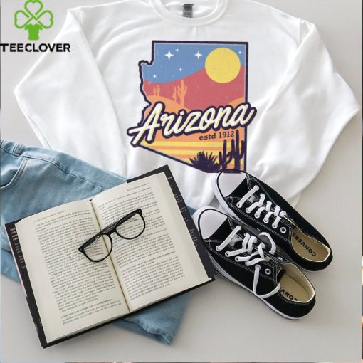 Arizona Map Est. 1912 WHT Shirt