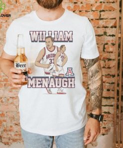 Arizona NCAA Men's Basketball William Menaugh Official 2023 2024 Post Season Shirt