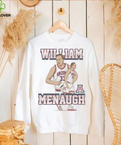 Arizona NCAA Men's Basketball William Menaugh Official 2023 2024 Post Season Shirt