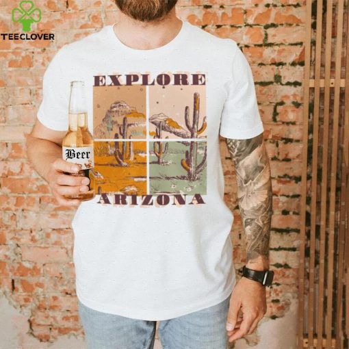 Arizona Quad Desert Scene Graphic T Shirt