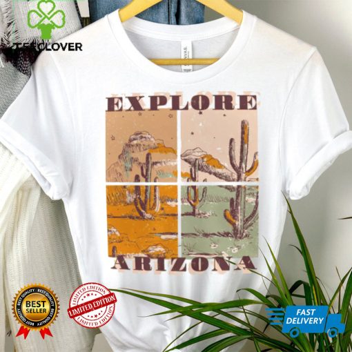 Arizona Quad Desert Scene Graphic T Shirt