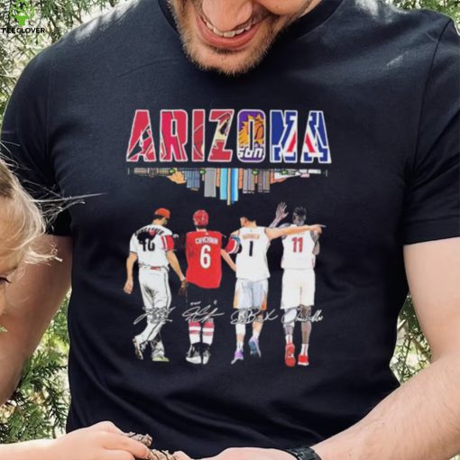 Arizona Skyline Sports Team Players Signatures Shirt