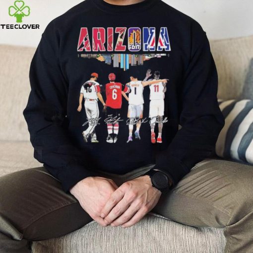 Arizona Skyline Sports Team Players Signatures Shirt