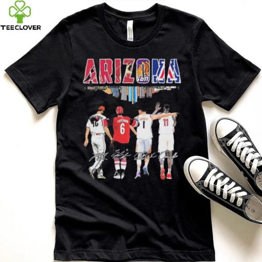 Arizona Skyline Sports Team Players Signatures Shirt