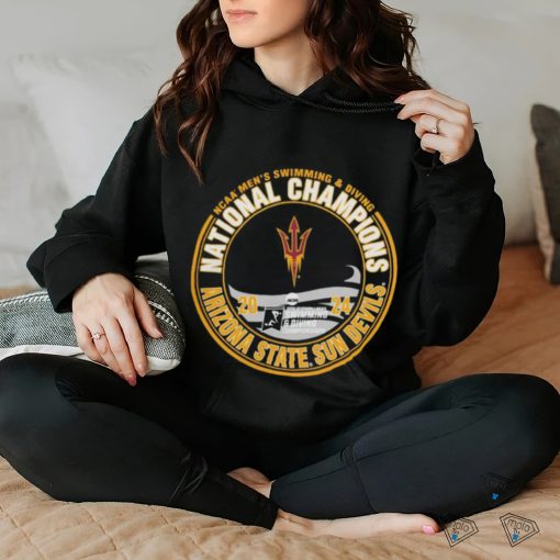 Arizona State Sun Devils 2024 NCAA Men’s Swimming and Diving National Champions hoodie, sweater, longsleeve, shirt v-neck, t-shirt