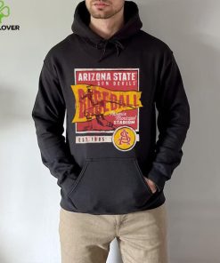 Arizona State Sun Devils Baseball Phoenix Municipal Stadium retro shirt