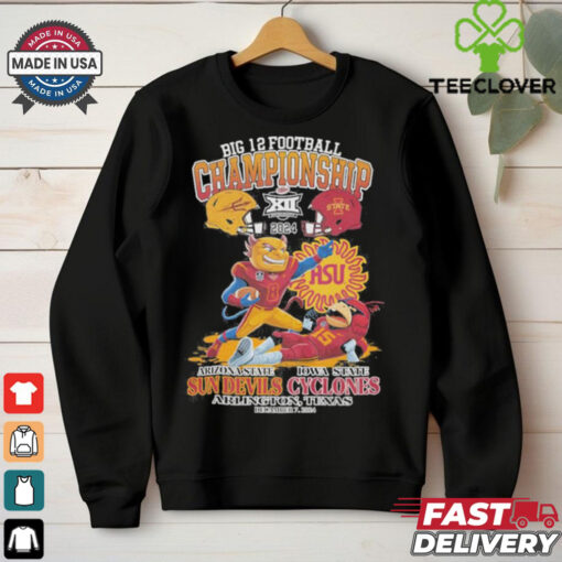 Arizona State Sun Devils Big 12 Championship Beat Cyclones 2024 T Shirt