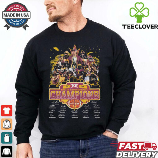 Arizona State Sun Devils Big 12 Championship Champions Of 2024 T Shirt