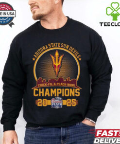 Arizona State Sun Devils Champions 2025 Skyline Logo Shirt