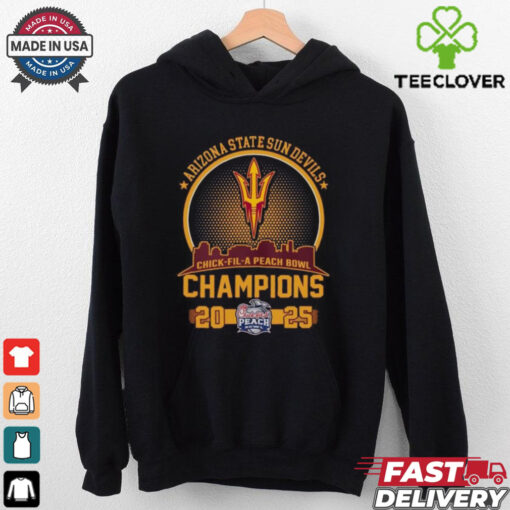 Arizona State Sun Devils Champions 2025 Skyline Logo Shirt