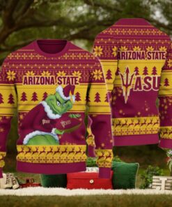 Arizona State Sun Devils Grinch Ugly Christmas Sweater