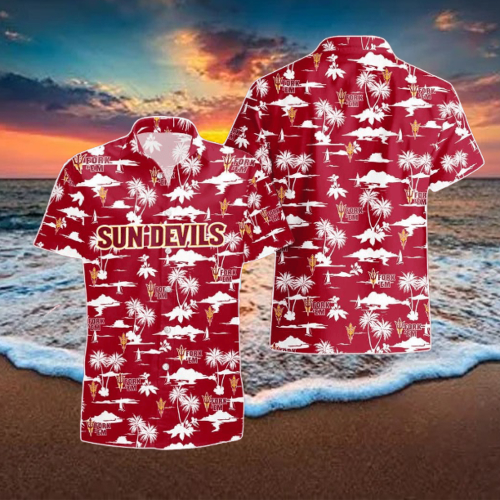 Arizona State Sun Devils Hawaiian Shirt Trending Summer Aloha Shirt For Fan Arizona State Sun Devils Hawaiian Shirt Trending Summer Aloha Shirt For Fan