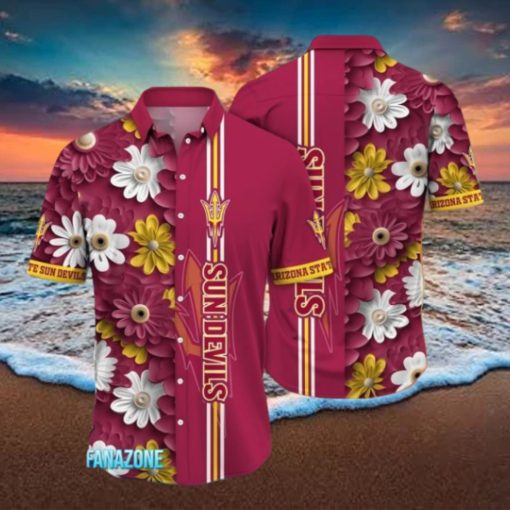 Arizona State Sun Devils NCAA2 Flower Hawaii Shirt For Fans