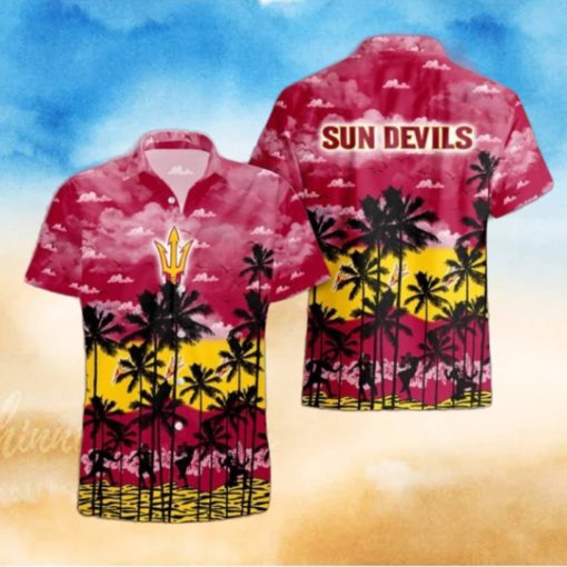 Arizona State Sun Devils Palms Tree Hawaiian Shirt