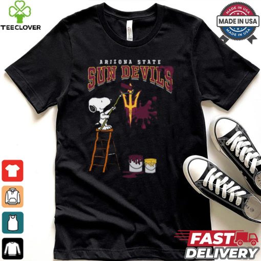 Arizona State Sun Devils Snoopy Painting Shirt