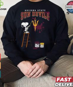 Arizona State Sun Devils Snoopy Painting Shirt