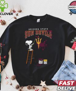 Arizona State Sun Devils Snoopy Painting Shirt