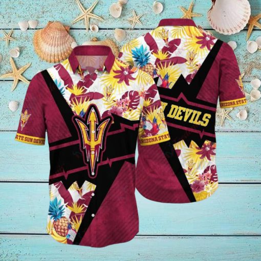 Arizona State Sun Devils Summer Camps Aloha Shirt, NCAA Hawaiian