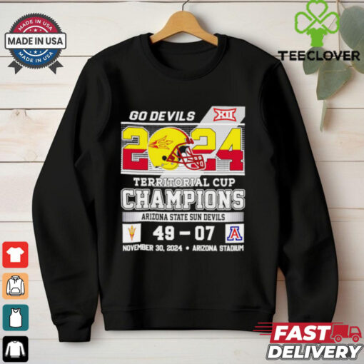 Arizona State Sun Devils go Devils 2024 Territorial Cup Champions 49 07 Arizona Wildcats shirt