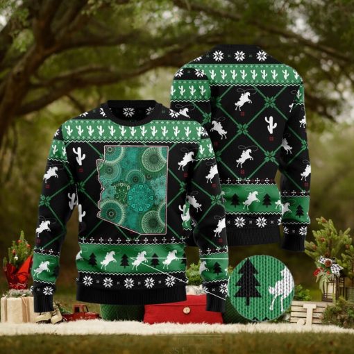 Arizona USA Symbols Pattern Ugly Christmas Sweater Gift Men Women