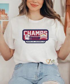 Arizona Wildcats 2023 Alamo Bowl Champions Banner Shirt