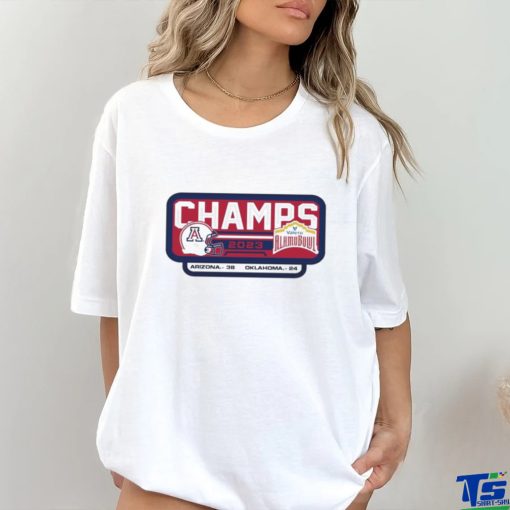 Arizona Wildcats 2023 Alamo Bowl Champions Banner Shirt