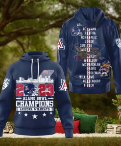 Arizona Wildcats 2023 Alamo Bowl Champions Hoodie T Shirt