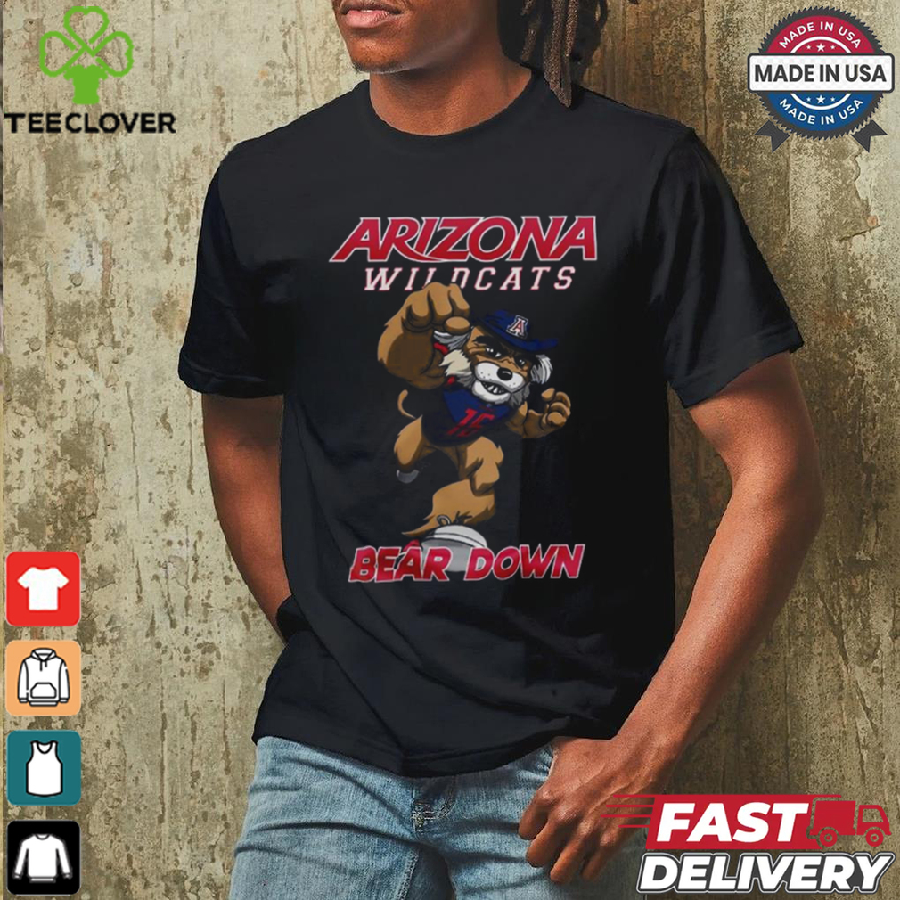 Arizona Wildcats Football Team Class Of 2024 Bear Down Mascot Shirt Arizona Wildcats Football Team Class Of 2024 Bear Down Mascot Shirt