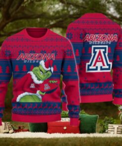 Arizona Wildcats Grinch Ugly Christmas Sweater