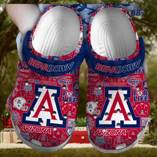 Arizona Wildcats NCAA Sport Crocs Crocband Clogs Shoes Comfortable For Men Women and Kids – Footwearelite Exclusive