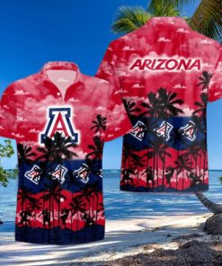 Arizona Wildcats Palms Tree Hawaiian Shirt