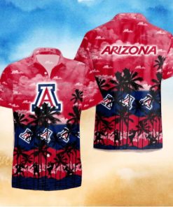 Arizona Wildcats Palms Tree Hawaiian Shirt