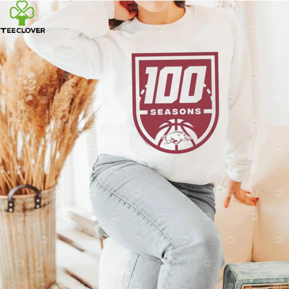 Arkansas Basketball 100 Seasons T shirt Arkansas Basketball 100 Seasons T shirt