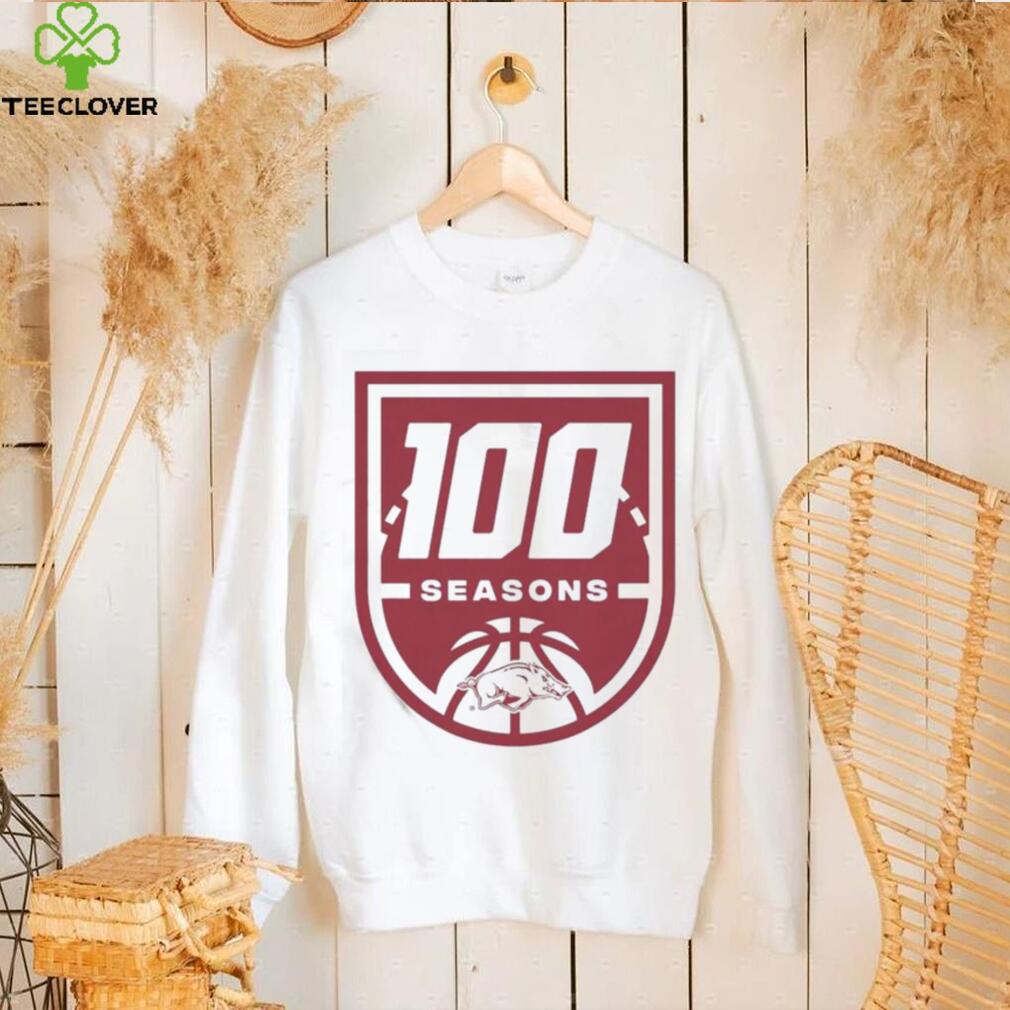 Arkansas Basketball 100 Seasons T shirt Arkansas Basketball 100 Seasons T shirt