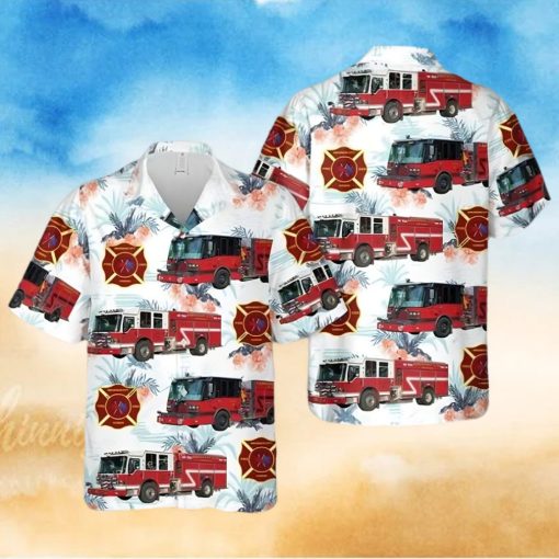 Arkansas City Fire Department Hawaiian Shirt Cheap