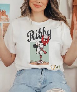 Arkansas HogToons Throwing Ribby Raglan Shirt