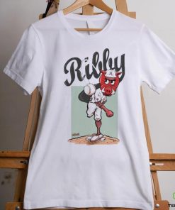 Arkansas HogToons Throwing Ribby Raglan Shirt