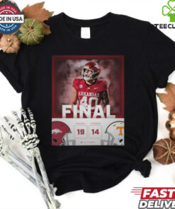 Arkansas Razorback wins 19 14 Tennessee football 2024 game final score shirt