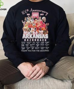 Arkansas Razorbacks 100th Anniversary 1883 2023 Thank You For The Memories Signatures Shirt