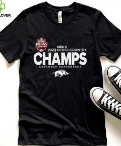 Arkansas Razorbacks 2023 SEC Men’s Cross Country Champions Locker Room T Shirt