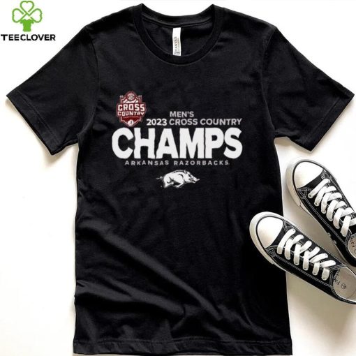 Arkansas Razorbacks 2023 SEC Men’s Cross Country Champions Locker Room T Shirt