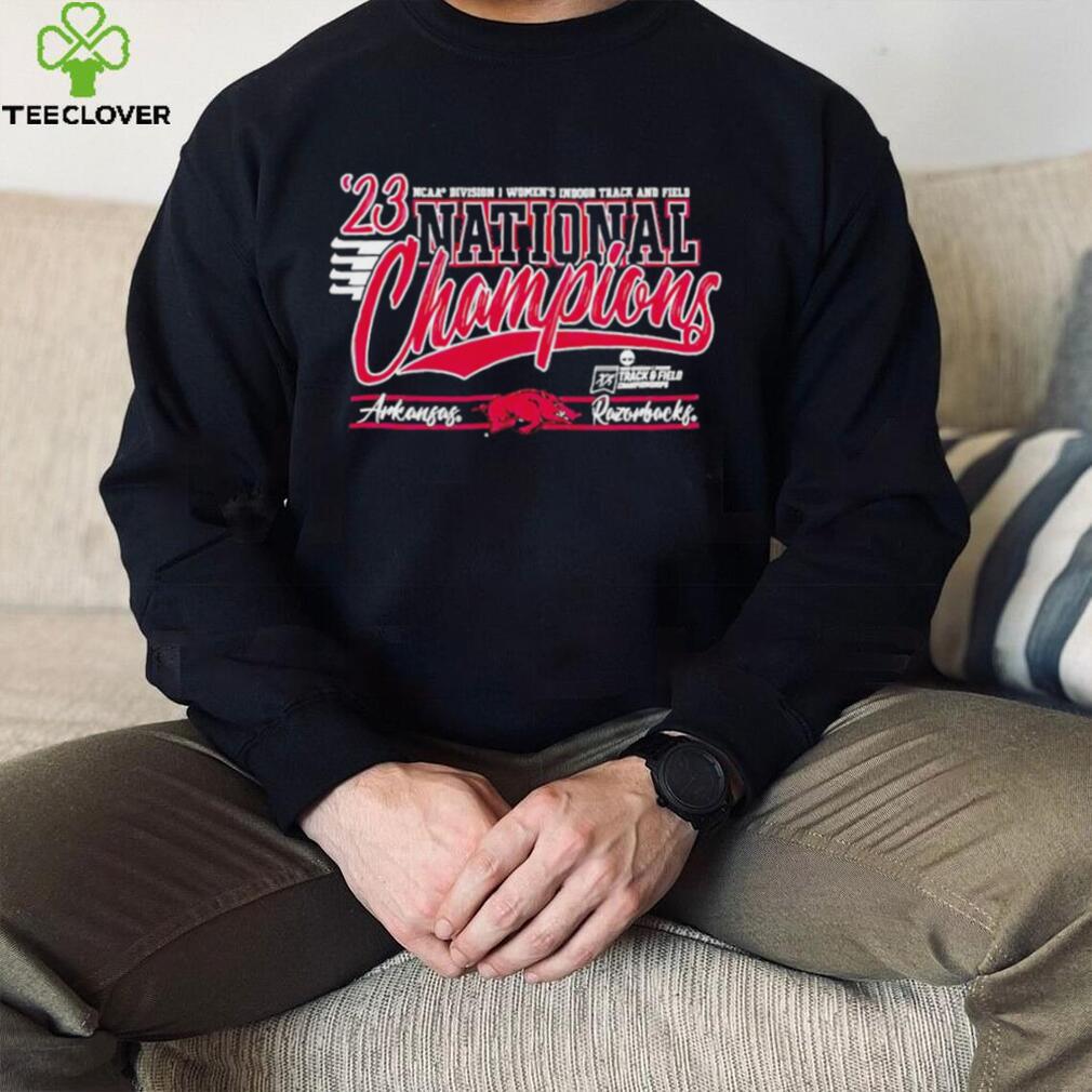 Arkansas Razorbacks 2023 Women’s Indoor Track Field National Champions shirt Arkansas Razorbacks 2023 Women’s Indoor Track Field National Champions shirt