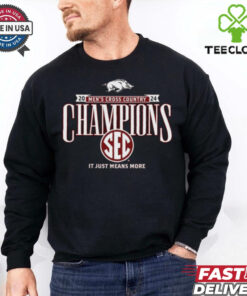 Arkansas Razorbacks 2024 Men’s Cross Country Champions Sec It Just Means More Shirt
