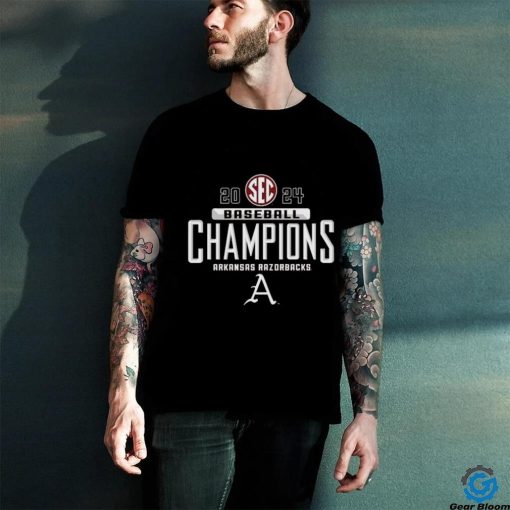 Arkansas Razorbacks 2024 SEC Baseball Champions Shirt