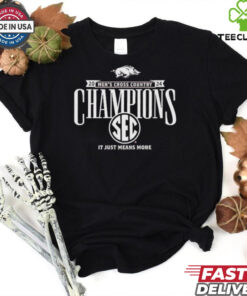Arkansas Razorbacks 2024 SEC Men’s Cross Country Champions It Just Means More T Shirts