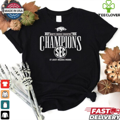 Arkansas Razorbacks 2024 SEC Men’s Cross Country Champions It Just Means More T Shirts