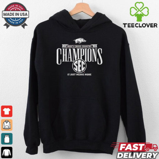 Arkansas Razorbacks 2024 SEC Men’s Cross Country Champions It Just Means More T Shirts
