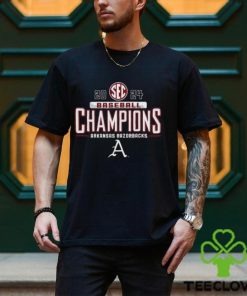 Arkansas Razorbacks 2024 SEC West Baseball Regular Season Champions Locker Room T Shirt