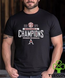 Arkansas Razorbacks 2024 Sec West Baseball Regular Season Champions Locker Room T Shirt