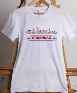 Arkansas Razorbacks Baseball Skyline Players Name Shirt